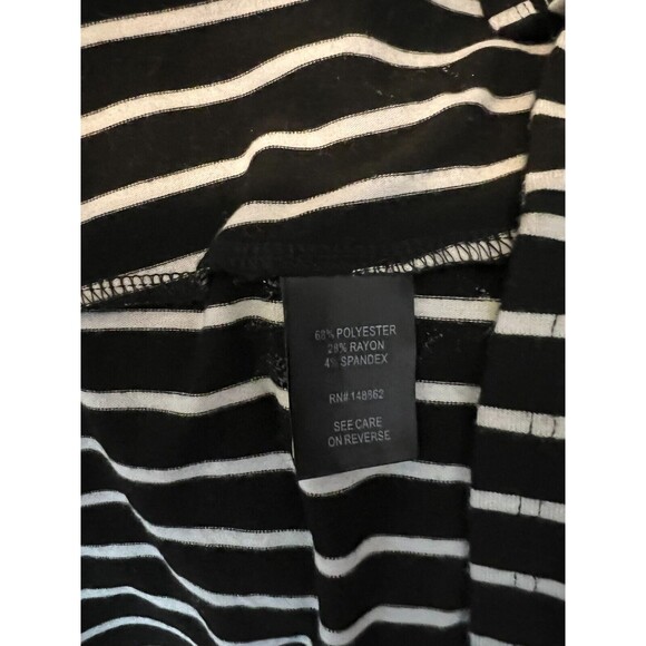 Torrid Hi-Low Black & White Stripes Pieced Maxi Skirt  Size M (10)  Date Night - Picture 6 of 8